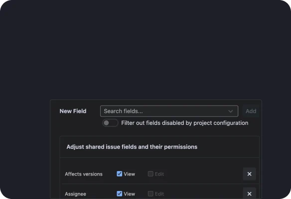 Configuring share permissions and visibility